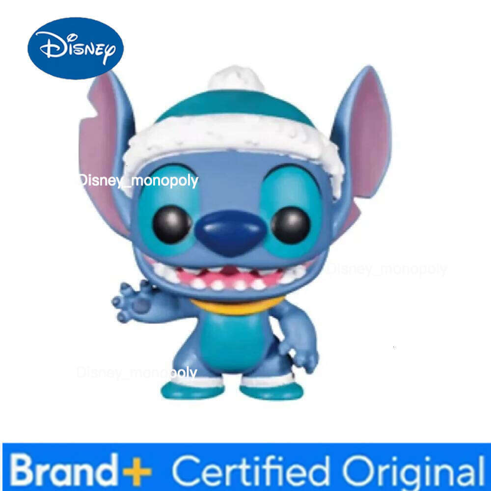 Disney MINISO Elf Hot Sale Star Baby Stitch Little Gold Handmade Vinyl PVC Doll Toy Children's Gift H260205