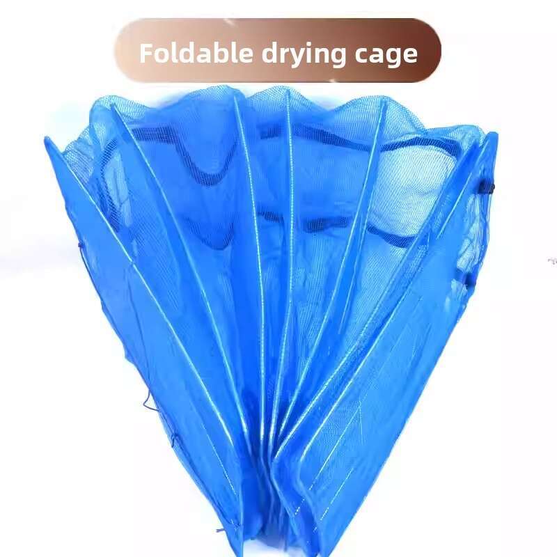 Multifunctional fly-proof drying cage, fish drying net, vegetable drying net, household foldable dry goods drying net bag, dedicated drying container