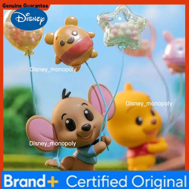 Disney Hot Toys Cosbi The Pooh Balloon Series Blind Box Collection Model Anime Figure Eeyore Tigger Winnie Piglet Toy H260205