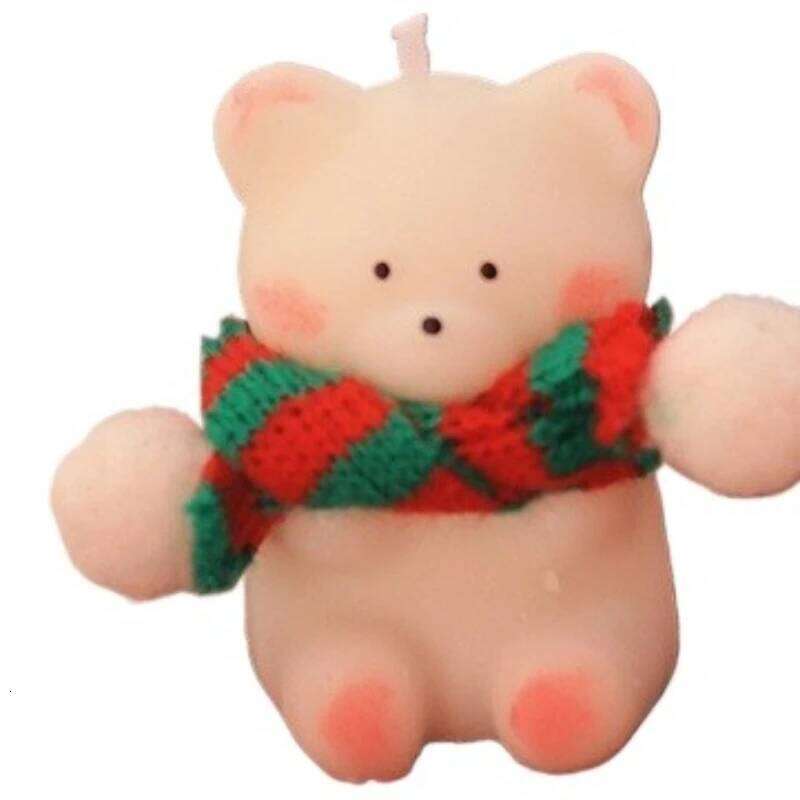 1pc Aromatherapy Candle Ornament Christmas Eve Bear Home Companion Gift S260204