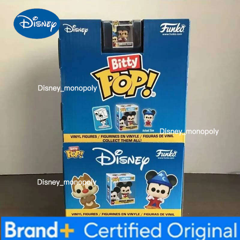 Disney Funko Pop Bitty Blind Mini Action Doll Model Mickey Minnie Donald Duck Collect Decoration Lucky Mysteriou Box Toy H260205