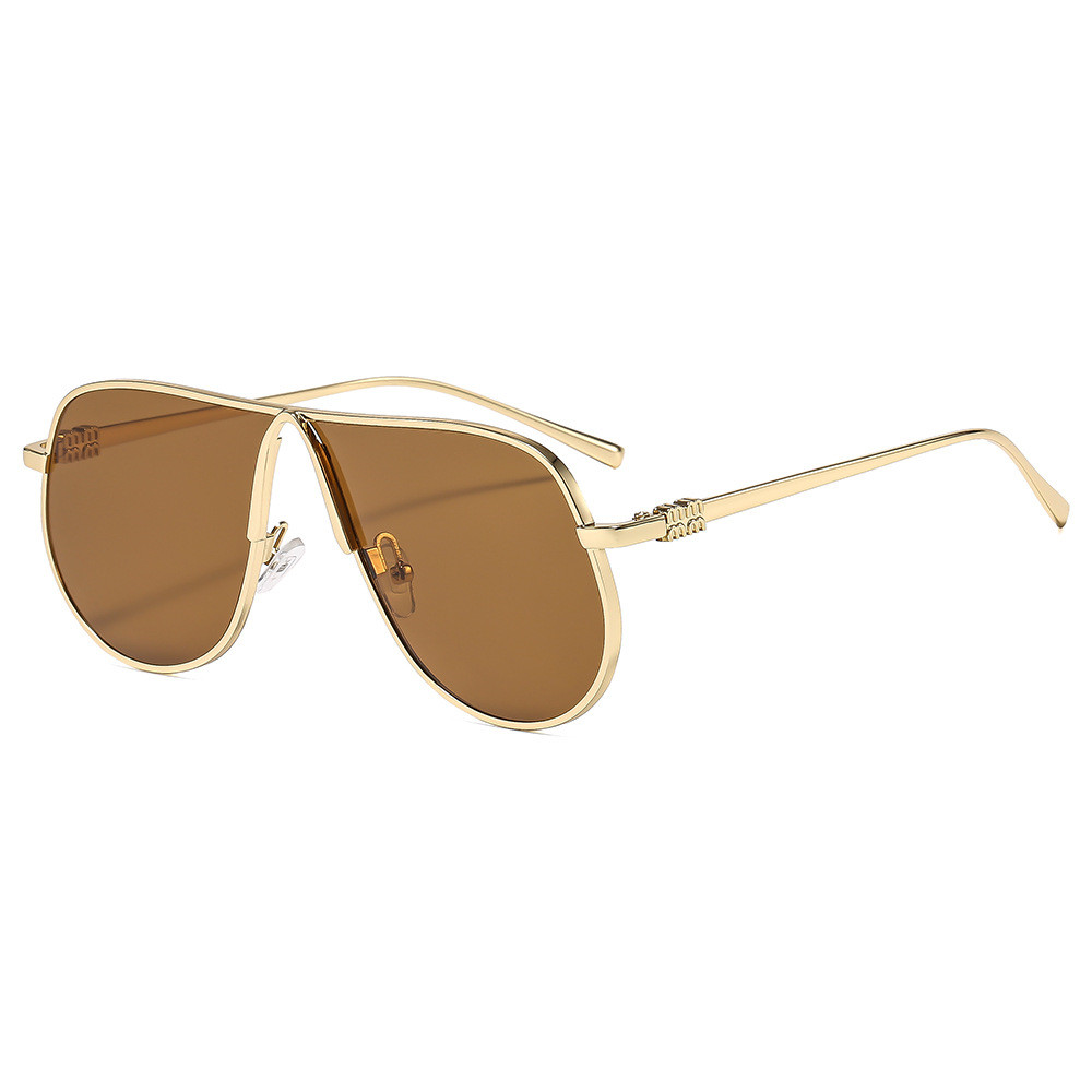 Designer Sunglasses For Women Men Fashion Sunglasses Luxury Polarized Lens Goggle Pilot PC Frame Oversized UV400 Eyewear Luxury Style Sunglasses AX998 - view 7
