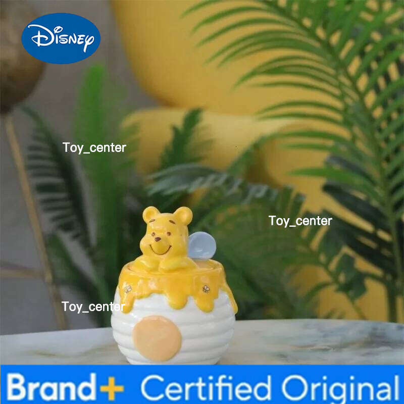 Disney Cartoon Cute Pooh Bear Snack Storage Jar, Fashionable Sweet Men and Women,Large Capacity Ceramic Jar for Home Use H260205