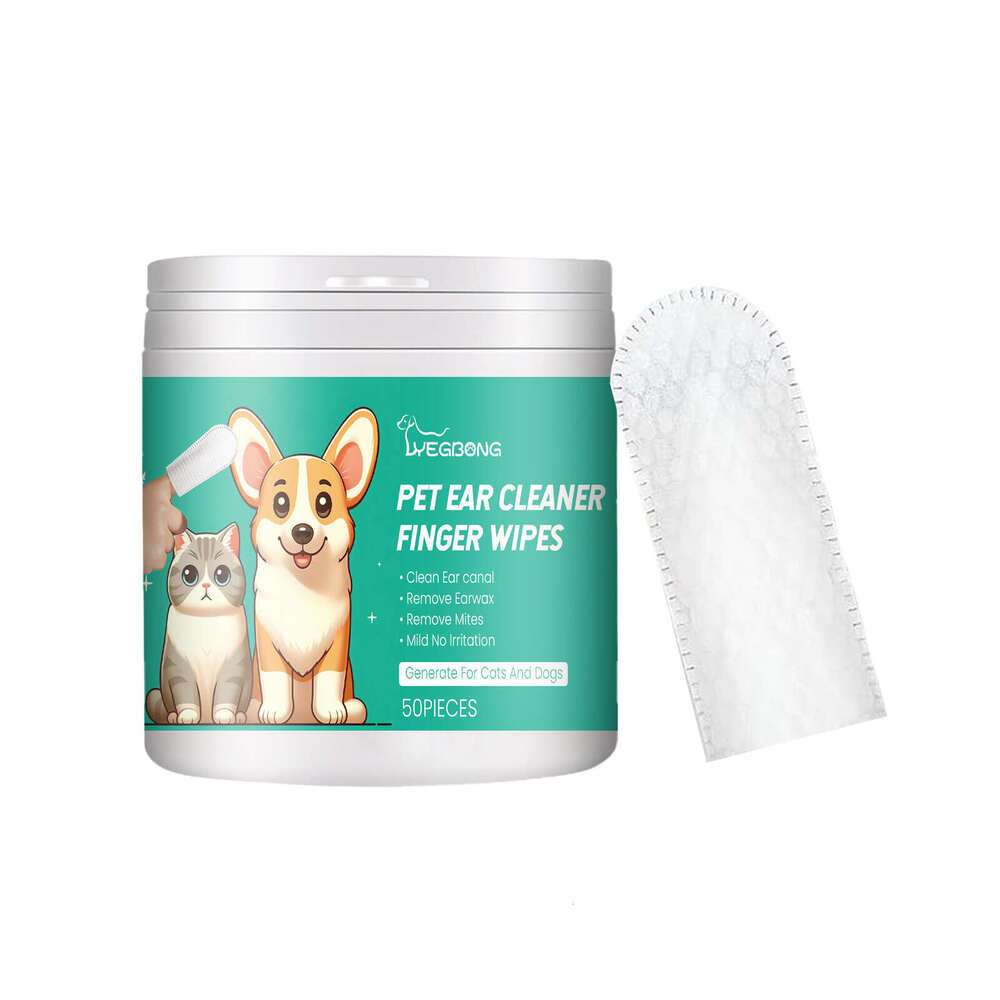 Yegbong Wipes Gentle Cleaning Pet Mites Ear Wax Eye Dirt Paw Deodorization Odor Removal S260203