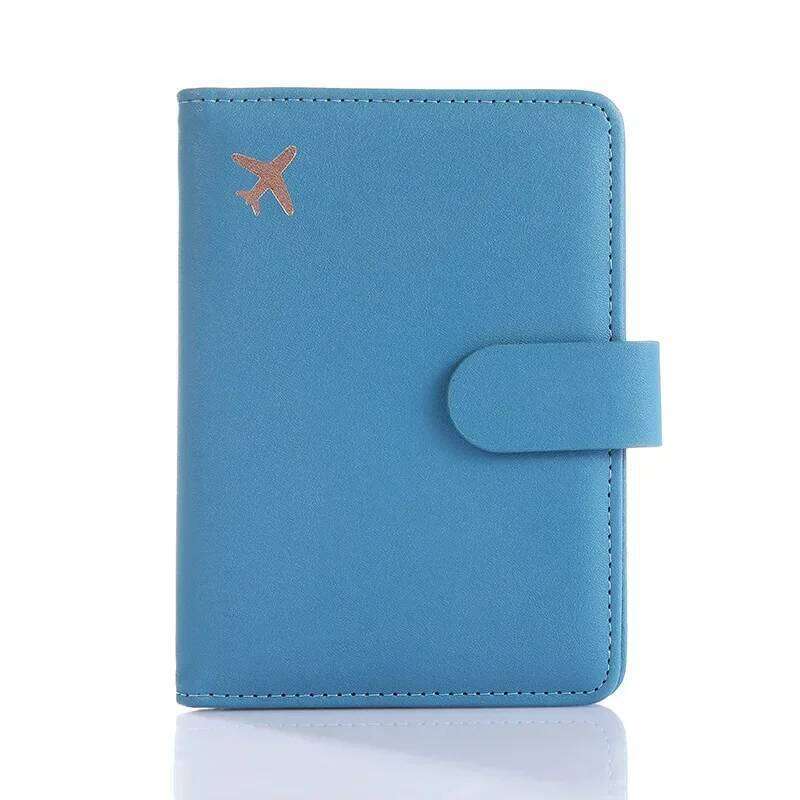 Multi-Functional Holder Travel Wallet with Card Slots and Ticket Pocket Portable Passport Cover for Airplane Use Z260205