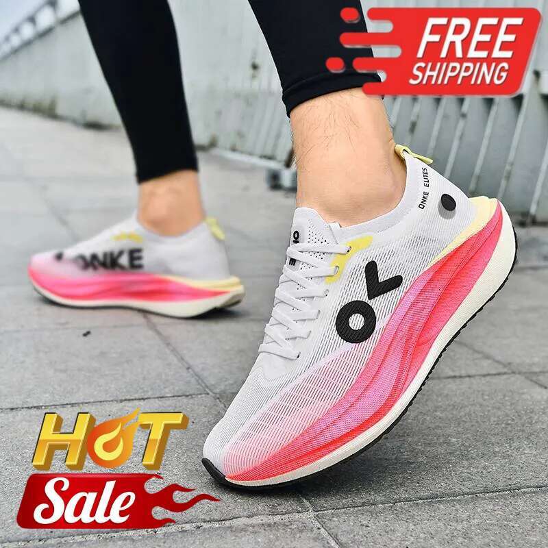 ONKE Unisex Carbon Plate Running Shoes 2026 Summer New Lightweight Breathable Anti-Slip Wear-Resistant Cushioned Couple Sneakers, Free Shipping Qualit