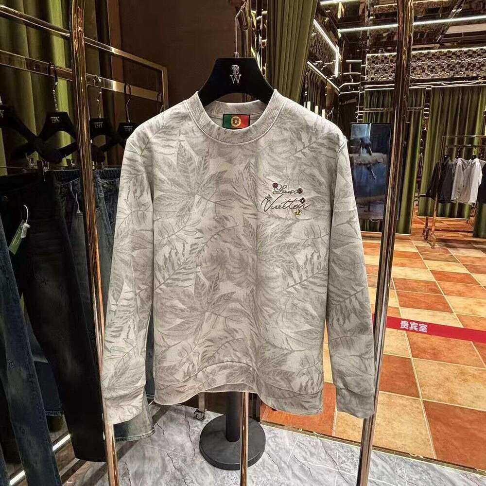 Light Luxury Trendy Lazy Round Neck Sweatshirt Autumn Winter Hot Fashion High-End Old Money Style Long Sleeve T-Shirt For Outerwear