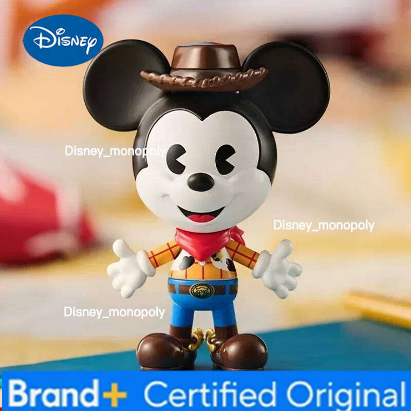 Disney POP MART REMIXED Mickey Meets PIXAR Series Genuine Blind Mystery Box Guess Bag Toys Doll Anime Figure Desktop H260205