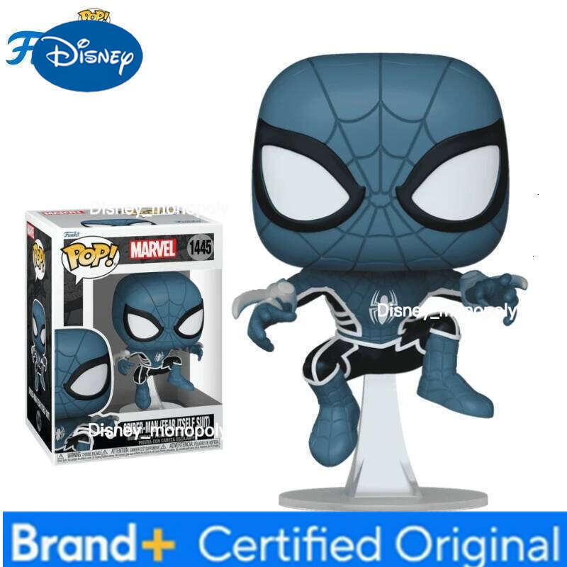 Disney Marvel Funko Pop Comics & Superheroes Symbiote Suit Spider-Man/Fear Itself Suit/Chasm Toys for Boys Gift Collectible Ornaments H260205