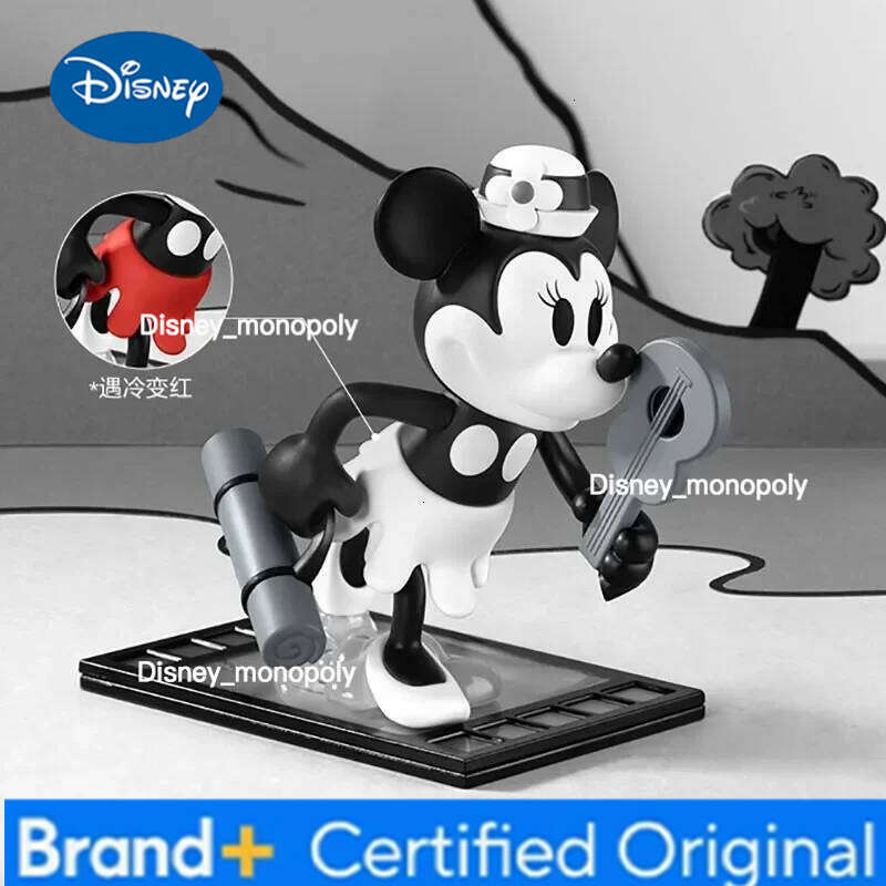 Disney POP MART Steamboat Willie Series Blind Toys Kawaii Anime Action Figure Caixa Caja Surprise Mystery Box Dolls Girls H260205