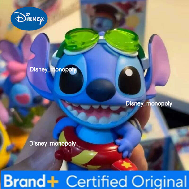 Disney New Blind Original Hot Toys Holiday Series Mystery Box Cosbi Stitch Mini Doll Display Toy Surprise Gift H2602051