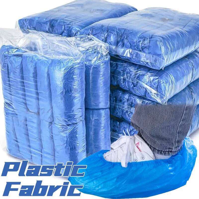 Plastic Disposable Home Household Non-woven Rain Shoes Supplies Anti-slip Mud-proof Booties Shoe Dust Covers S260204