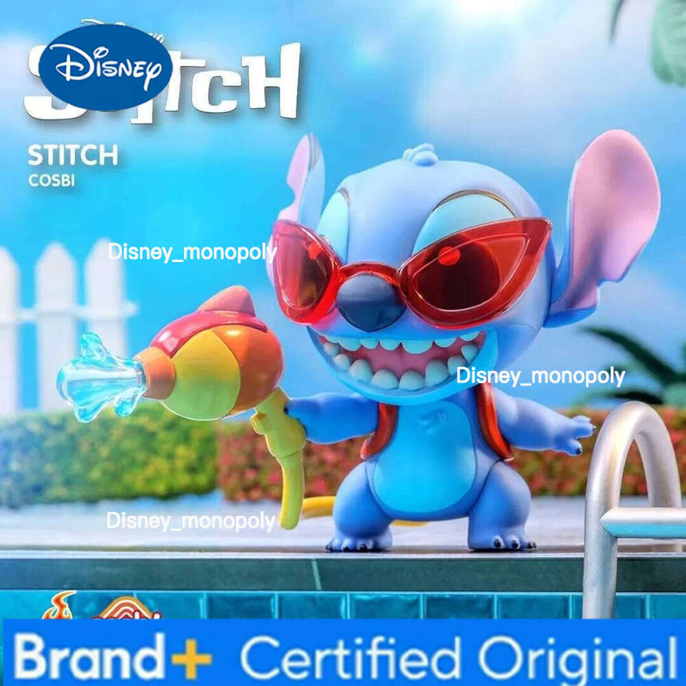 Disney New Blind Original Hot Toys Holiday Series Mystery Box Cosbi Stitch Mini Doll Display Toy Surprise Gift H260205