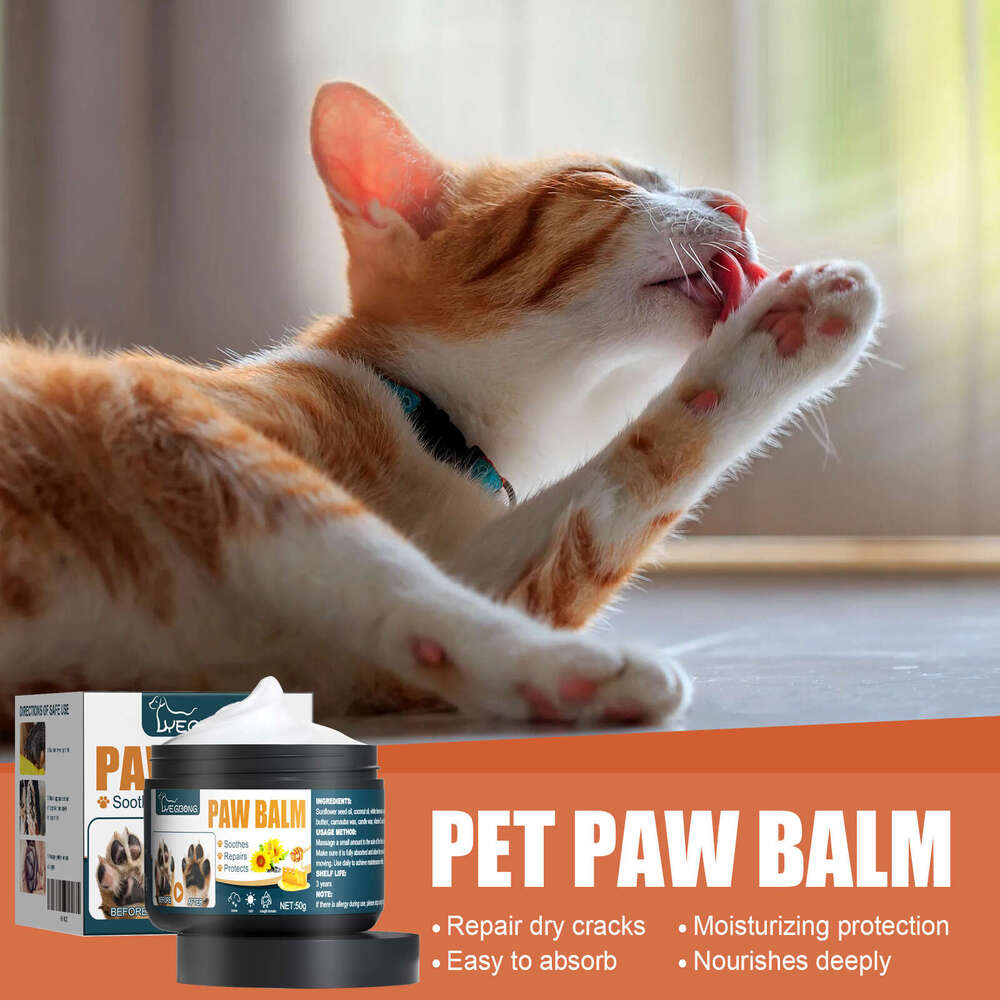 Yegbong Pet Dog Cat Paw Protection Anti-Dry Crack Moisturizing Foot Pad Care Balm S260203