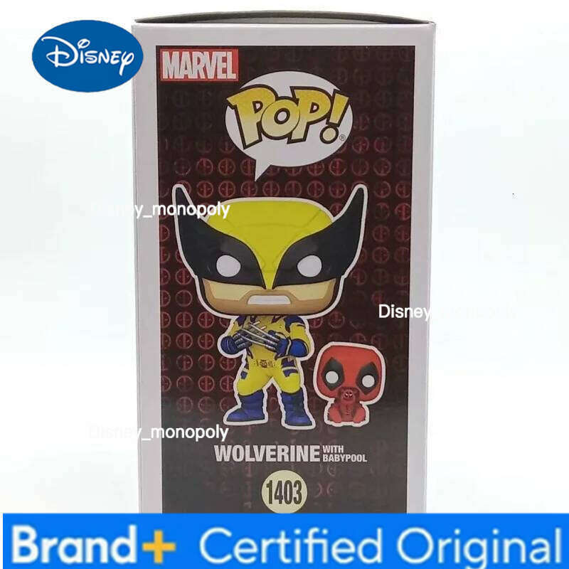 Disney Funko Pop Marvel Deadpool And Wolverine Action Doll Model 1403 Vinyl Sculpture Dolls Limited Edition Decoration Collect Gift H260205