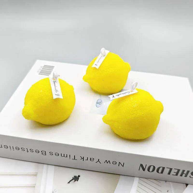 Lemon Scene Decoration Handmade Gift Aromatherapy Candle Design S260204
