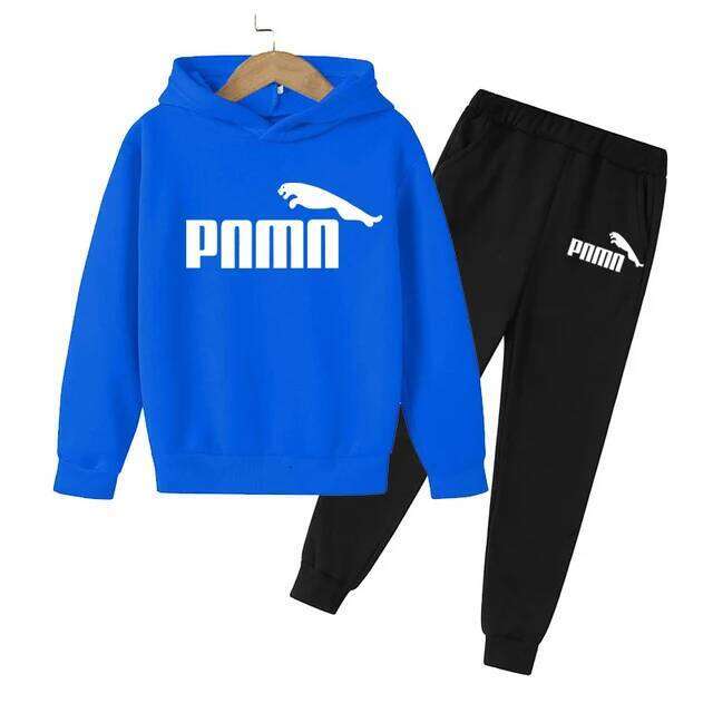 2026 Spring Autumn Tracksuit 2pcs Set Boy Girl Kid's Clothes Hoodie+Pants Suit 3-12 Years Children Holiday Gifts X260205 - view 5