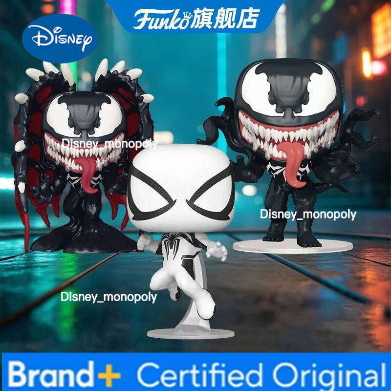 Disney Marvel Spider-Man 2 Action Figures Venom With Wing Series Funko Pop Collectible Decoration Limited Edition Model Gifts H260205