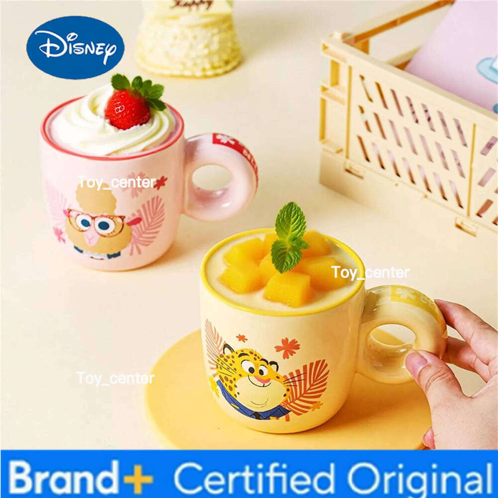 Disney Character Series Creative Mugs Friends Birthday Gifts Exquisite Ceramic Water Cups 275ml Breakfast Milk Cup H260205