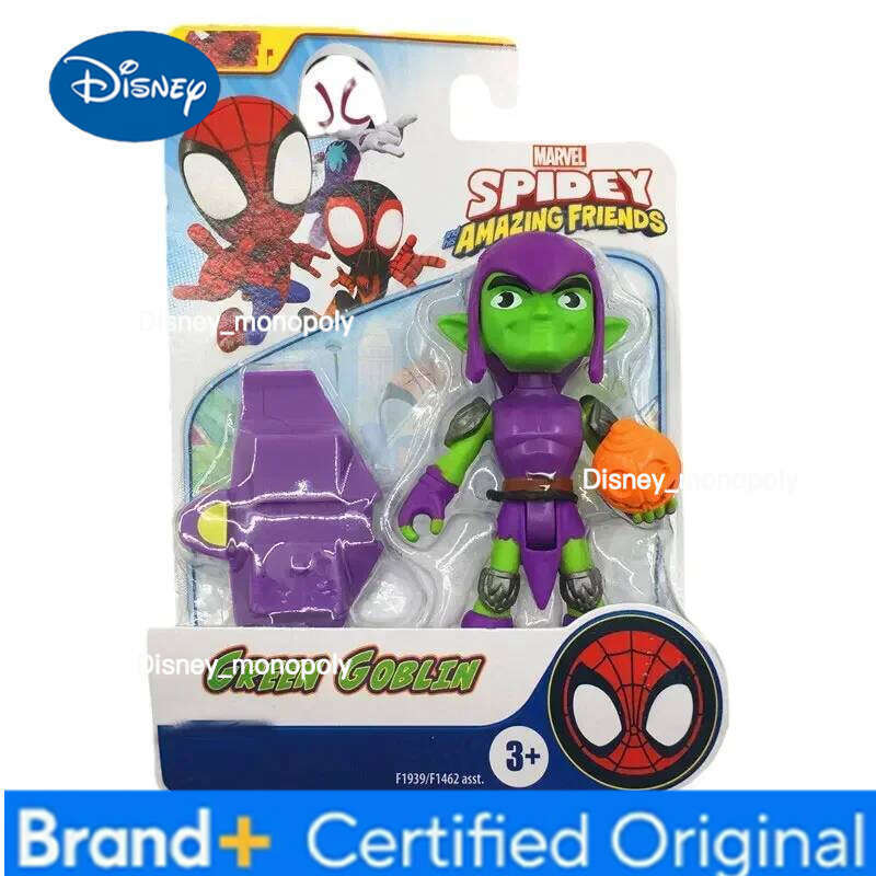 Disney Superhero Adventures Spider-Man Spidey Man and His Magical Friends Q Version Action Figure Collectable Model Toy Gift H260205
