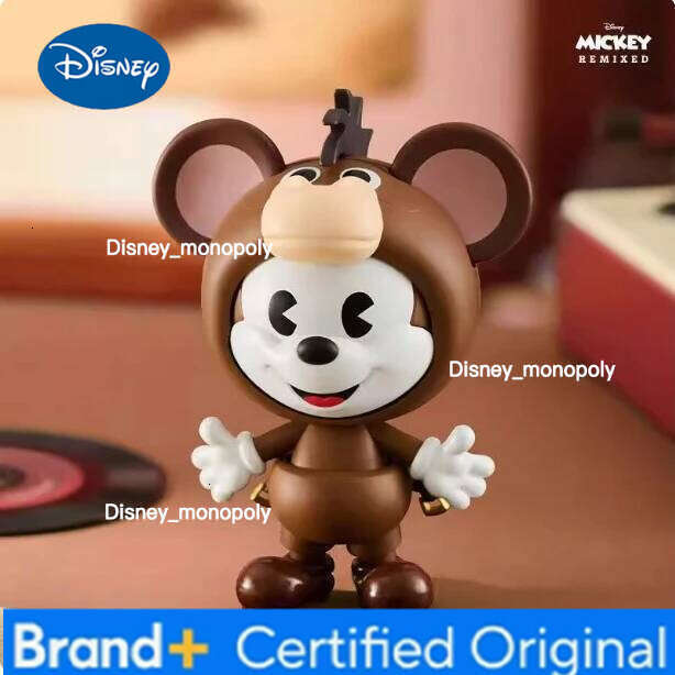 Disney POP MART Remixed: Mickey Meets Pixar Series Blind Cute Play Anime Desktop Ornament Model Mystery Box Toy Gift H260205