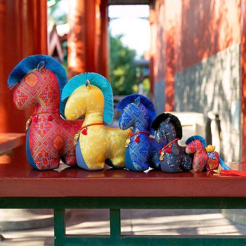2026 Horse Decorations Lunar New Year Lucky Mascot Desktop Ornament Spring Festival Home Decor Party Gifts S260204