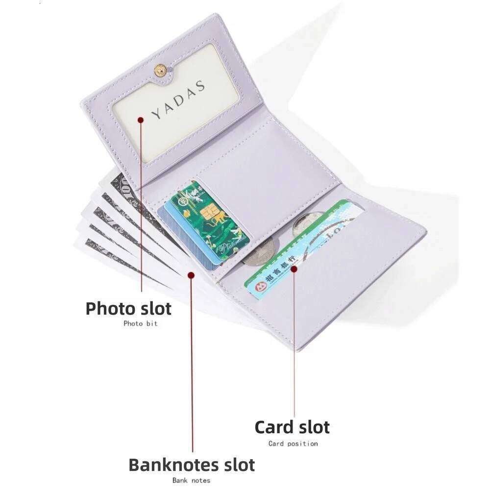 Fashion PU Leather Women's Purse Large Capacity Portable Girls Wallet Waterproof Multi Card Slots Coin Pouch Z260205