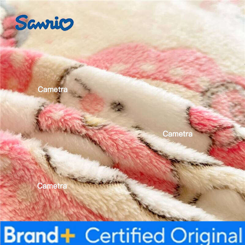 Sanrio Warm Flannel Duvet Cartoon Print Quilts Cover Skin-friendly Bedding Winter Comforter Covers funda nordica No Pillowcase H260205