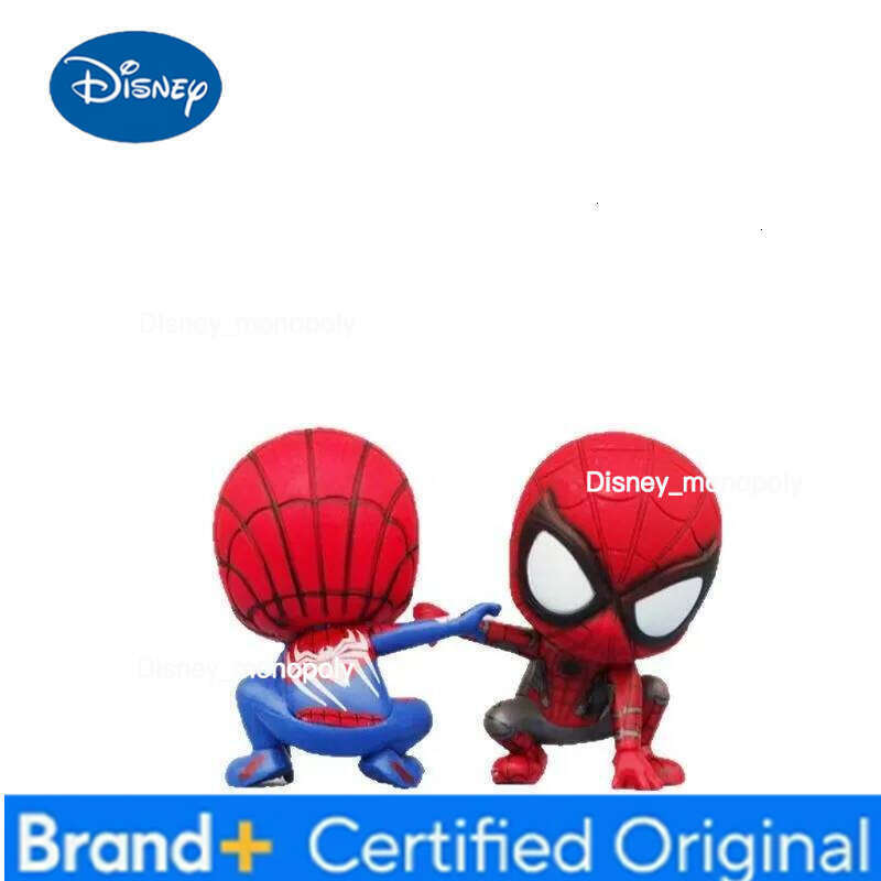 Disney Marvel Avengers Spider Man Cute Action Figure Posture Anime Decoration Collection Figurine Toy Model Ornaments Children Gift H260205