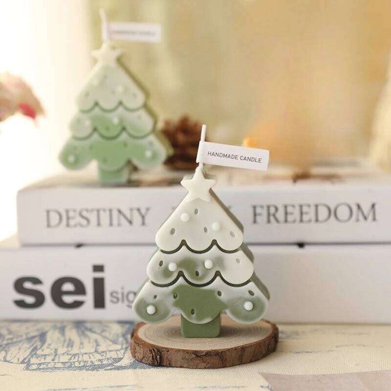 Scented Gift Box Fragrance Decoration Atmosphere Creative Souvenir Christmas Tree Candles S260204