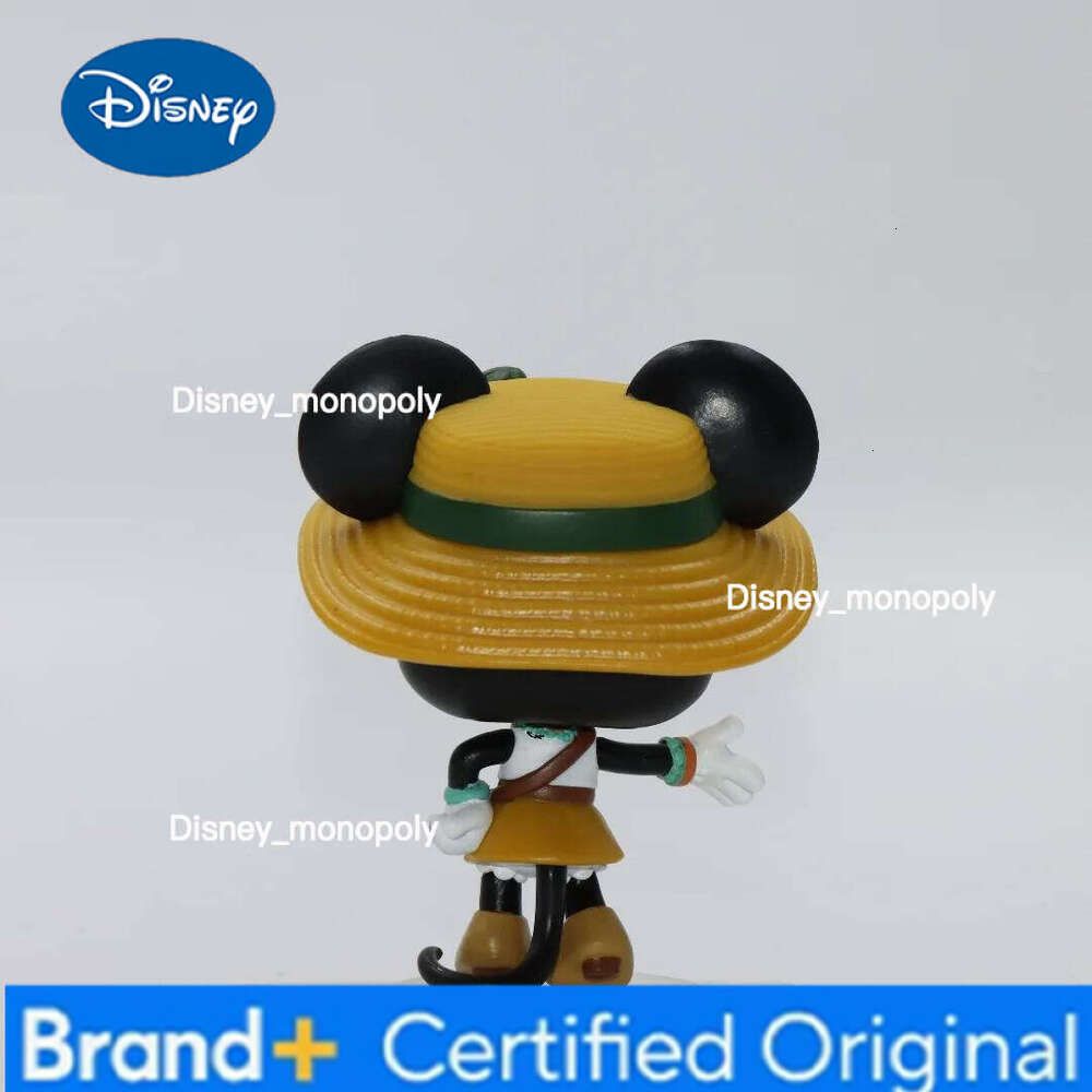 Disney Original Funko Pop Mickey Anime Minnie Mouse #1585 Action Figure Doll Model Gift for Kids Collectible Desk Decor H260205