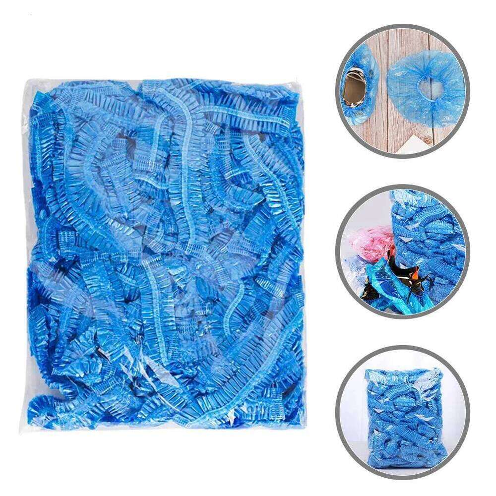 200pcs Boot Covers One-time Shoes Cover Plastic Overshoes S260204