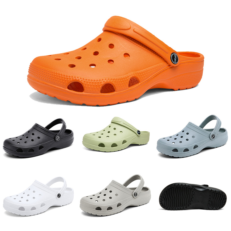 Hot new free shipping deisgner slippers for mens womens flat slippers black grey white blue orange green Fashionable Versatile Outdoor Casual Slippers