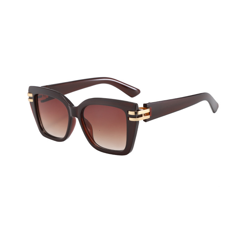 Designer Fashion Style for Women, High-End Large Frame Slimming New Luxury Sun Protection Sunglasses - view 6