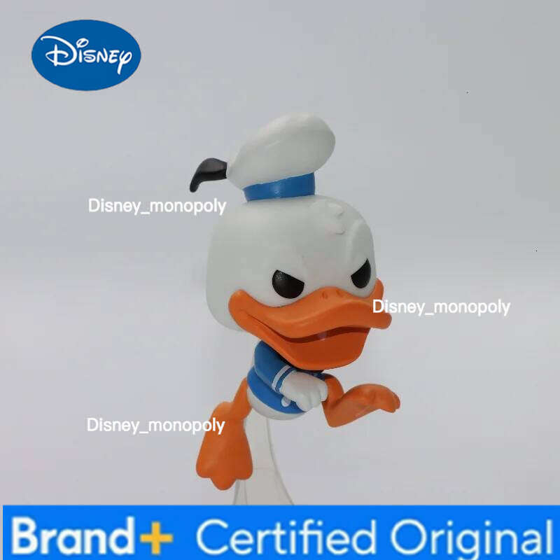 Disney Funko Pop Original ANGRY DONALD DUCK Anime Figure #1443 Vinyl Figures Figurine Doll Toy Gift for Kids Desktop Decoration H260205