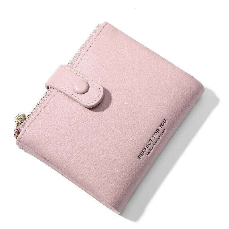 Fashionable Ladies Wallet Simple PU Coin Purse Multi-Slot Card Holder Zipper Clutch for Women Carteras Mujer Billeteras Dama Z260205