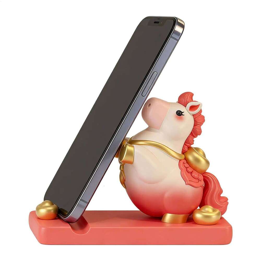 Year Of The Horse Figurines Lucky Charms Office Desk Decorations Annual Meeting Giveaways Phone Stands