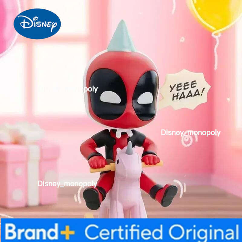 Disney POP MART Marvel Deadpool Series Blind Box Guess Bag Desktop Decoration Cute Model Gift Girl Toys Anime H260205