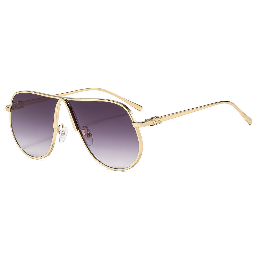 Designer Sunglasses For Women Men Fashion Sunglasses Luxury Polarized Lens Goggle Pilot PC Frame Oversized UV400 Eyewear Luxury Style Sunglasses AX998 - view 9
