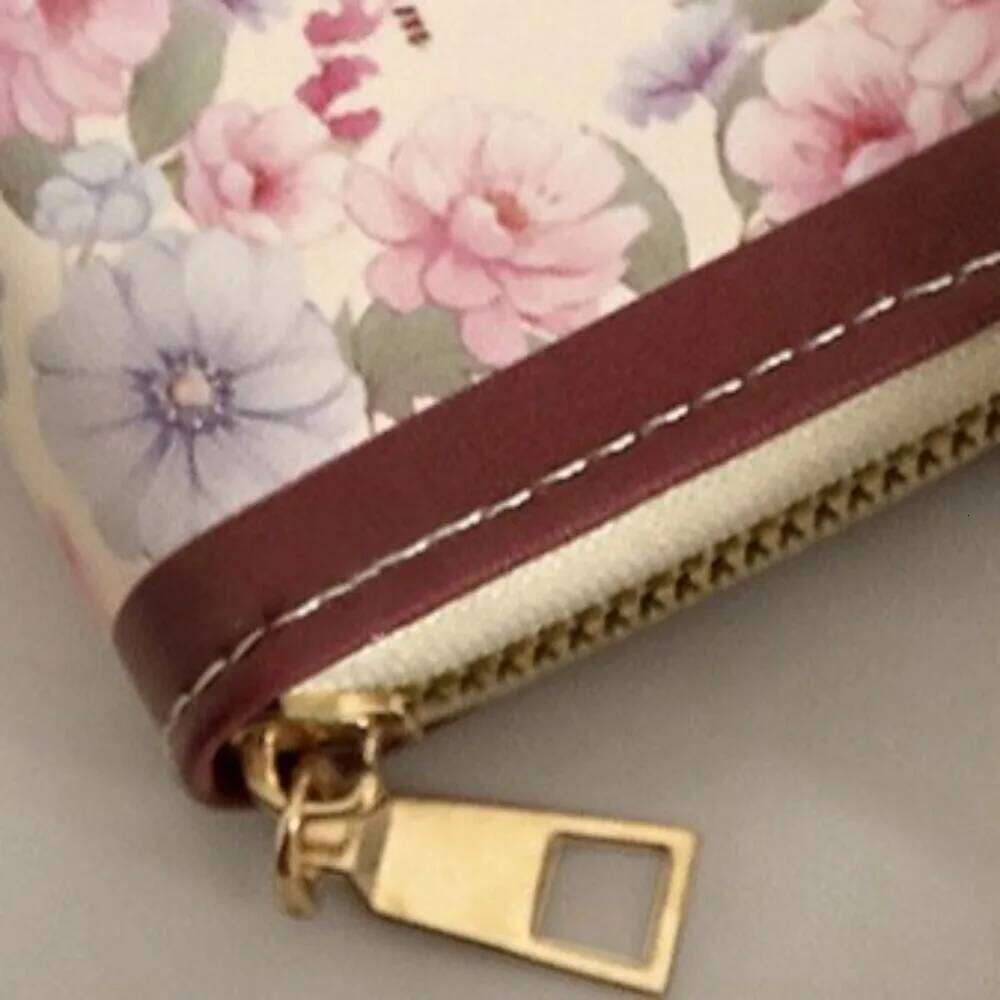 Creative 9/18 Slots Women Wallet Floral Large Capacity Gift Pouch Multipurpose PU Leather ID Card Case Z260205