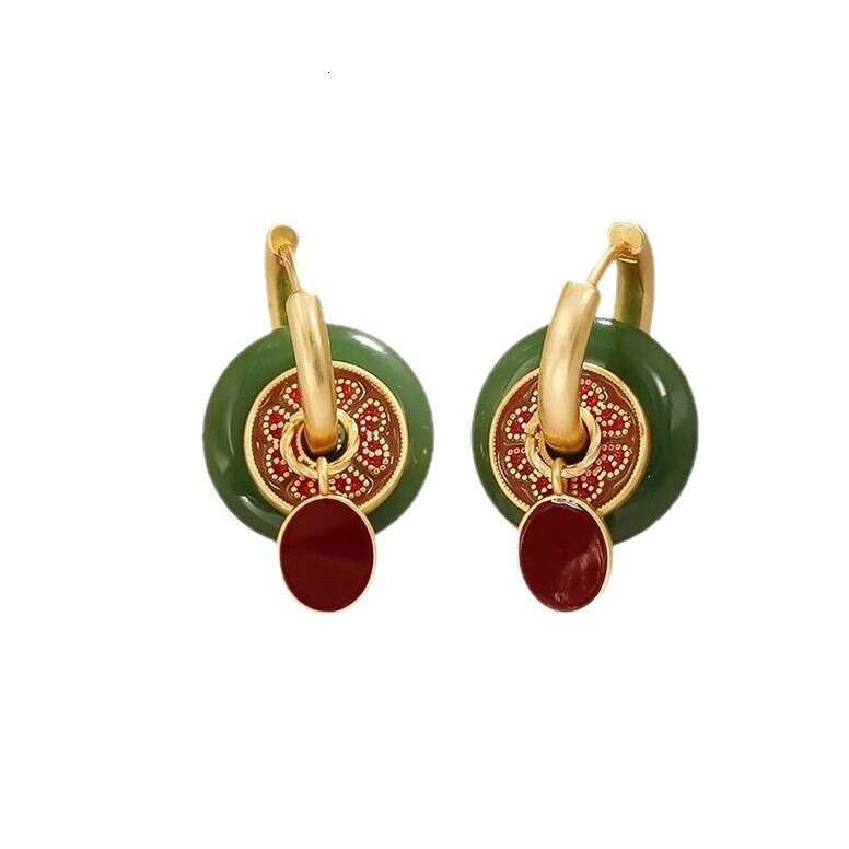 New Chinese-style Ancient Earrings High-end Fashionable Exquisite Elegant Ear Accessories Hanfu Costume Fairy-like Ethnic Style Earrings