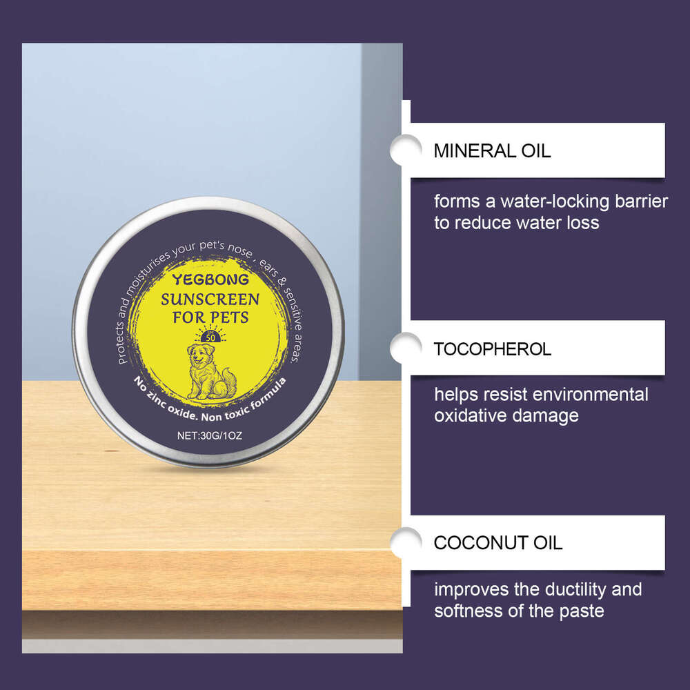 Yegbong Protective Balm Gentle Ingredients Soothing Care Cleansing Pet Skin Cats Dogs Daily Use S260203