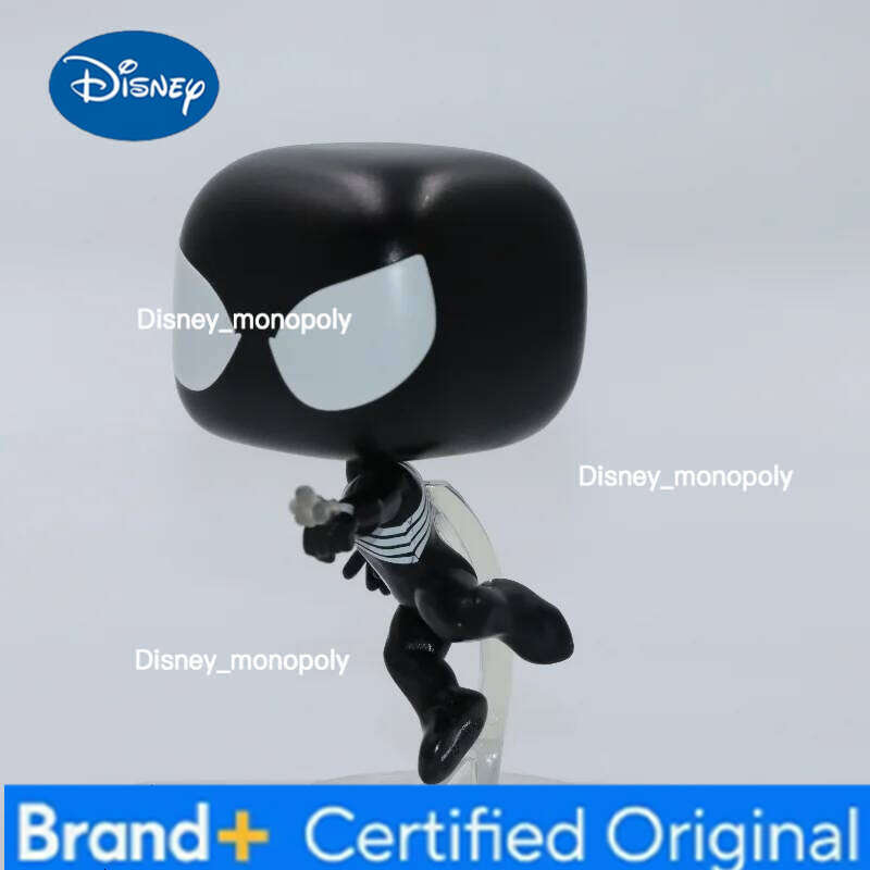 Disney Funko Pop Original Marvel Symbiote Suit Spider Man Action Anime #1444 Vinyl Figure Model Q Version Doll Toy Gift for Kids H260205
