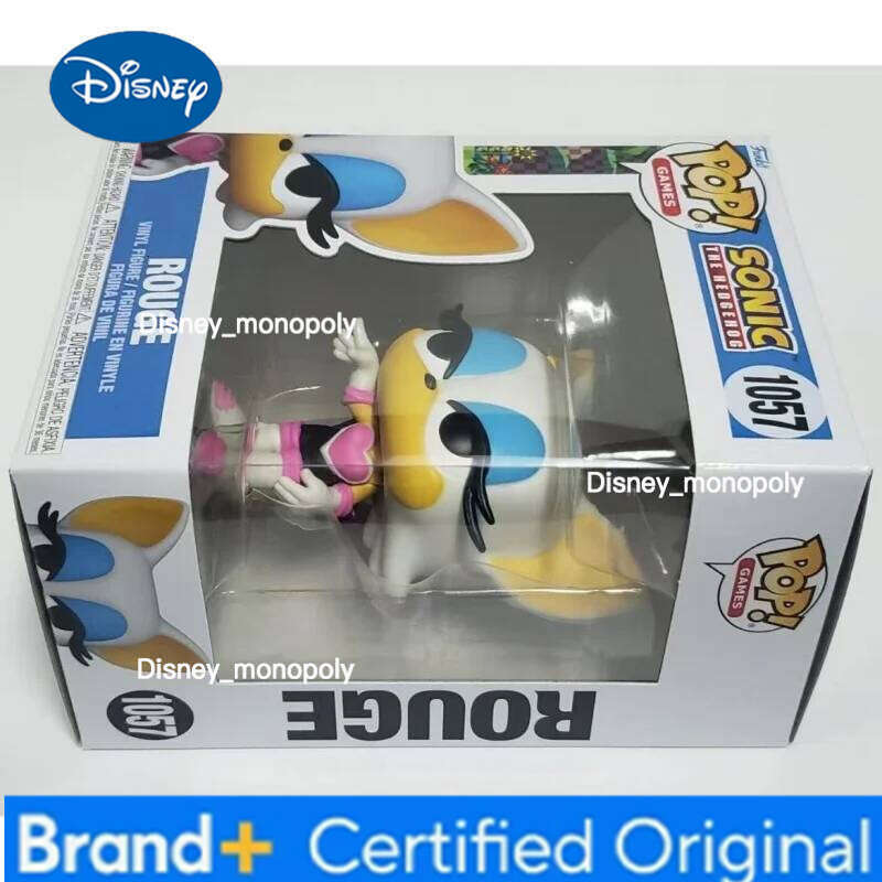 Disney Genuine Funko Pop Hedgehog Sonic Rouge Action Doll Model 1057 Vinyl Sculpture Dolls Limited Edition Collect Decoration Gift H260205