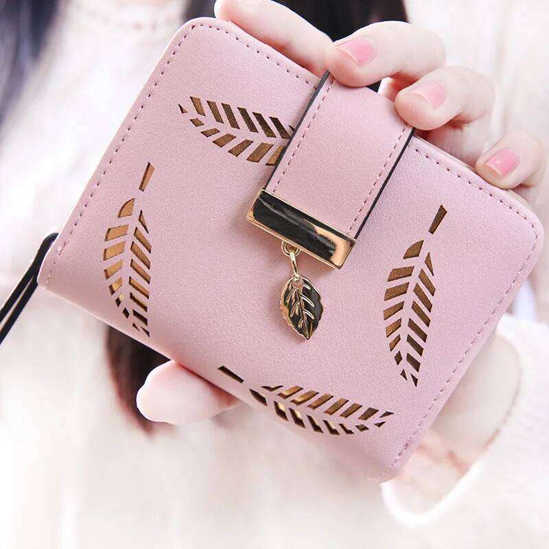 Women's PU Leather Wallet Purse Female Small Walet Portomonee Lady Short Money Bag Z260205