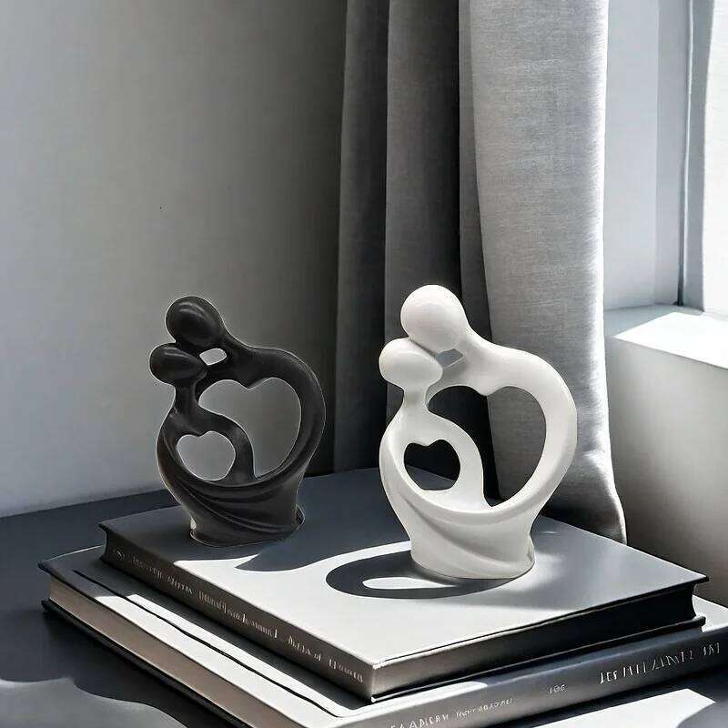 Style Abstract Figure Art Couple Ornaments Nordic Minimalist Home Decoration Valentine's Day Gifts S260204