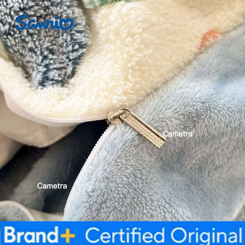 Sanrio 1pc Warm Quilt Cover Cartoon Style Duvet Velvet and Plush Winter housse de couette Home Comforter Covers No Pillowcase H260205