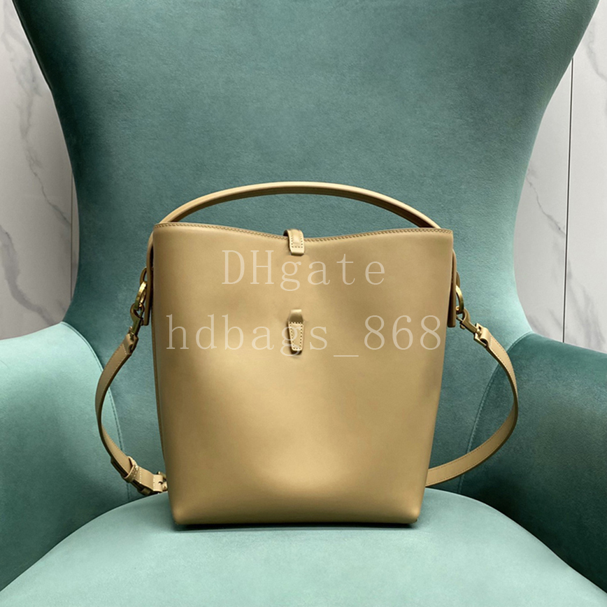 Mirror quality Designer Tote Bucket bags Luxury Calfskin Shoulder bag Fashion Handbag Crossbody bags 25cm With box Y076A