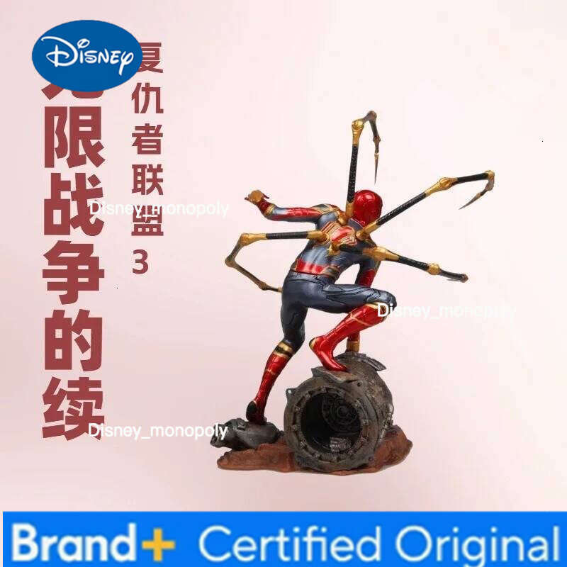Disney Marvel Spider Man Superhero Spiderman Kotobukiya Action Figure Spider-Man Anime Decoration Collection Mini Toys Model Children H260205