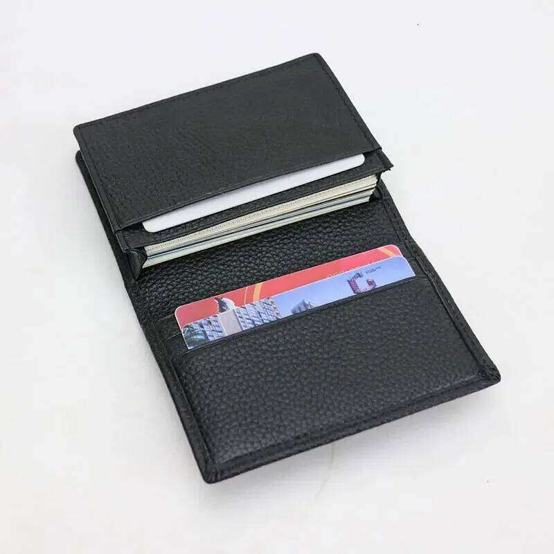 Genuine Leather Business Holder Name Case Wallet for Men & Women Z260205